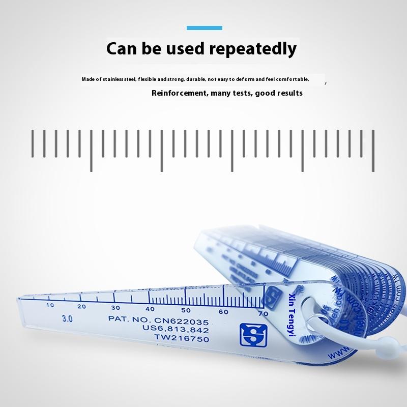 Digital Plastic Feeler Gauge Spacer 0.02-1.0mm and 0.05-1.5mm Ranges for Measuring Plastic Thickness