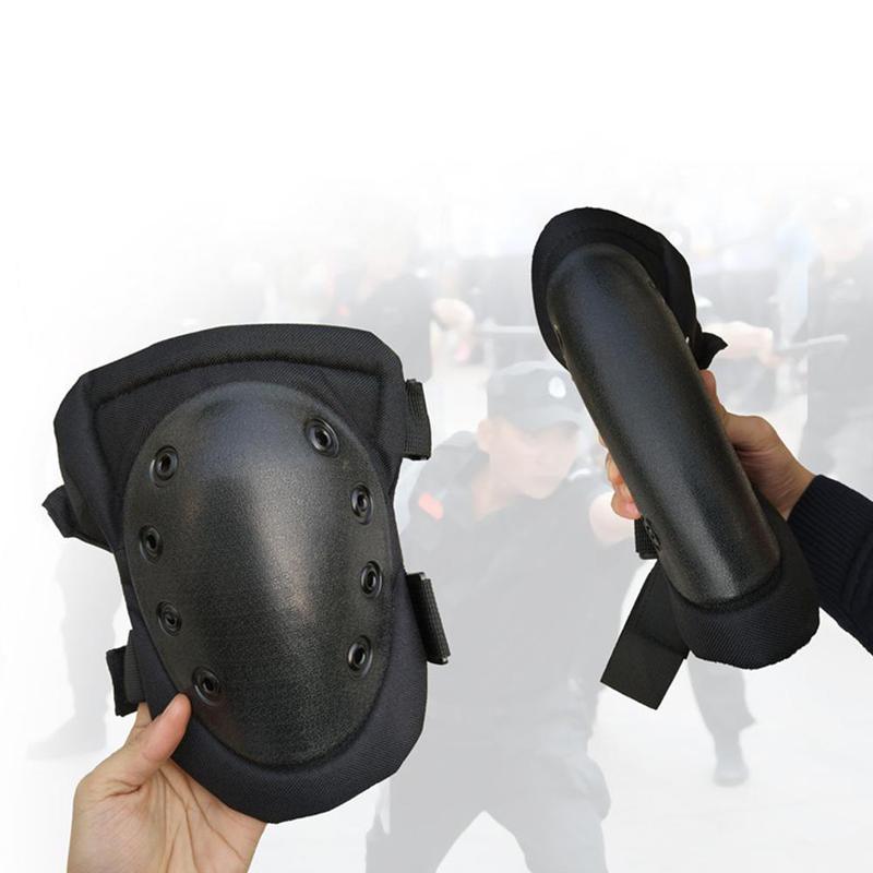 4 шт./лот, тактическая защитная накладка для взрослых, профессиональный комплект снаряжения, военные спортивные наколенники, налокотники и наколенники