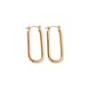 Simple Love ACC Private European and American Exaggerated Simple Geometric Design Advanced Sense Original Earrings Women