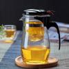 500ml/700ml Glass Teapot Press To Filter Tea Water Separator Household Office Filter Tea Maker Teaware Holiday Gifts Kettle
