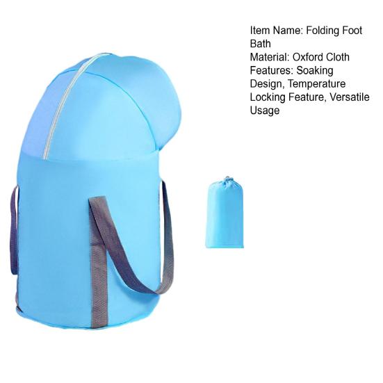 Складная ванночка для ног трапециевидной формы, высокая термостойкость, удлиненная конструкция, кровообращение, ведро для спа- для ног