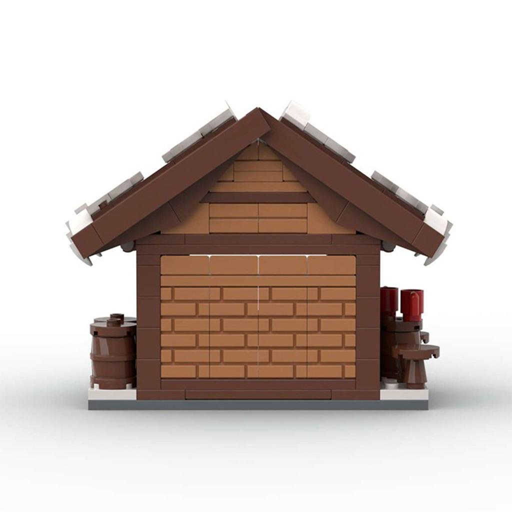 Building Block Christmas Hot Drink Holder Assembly Christmas Holiday Series Creative Ideas