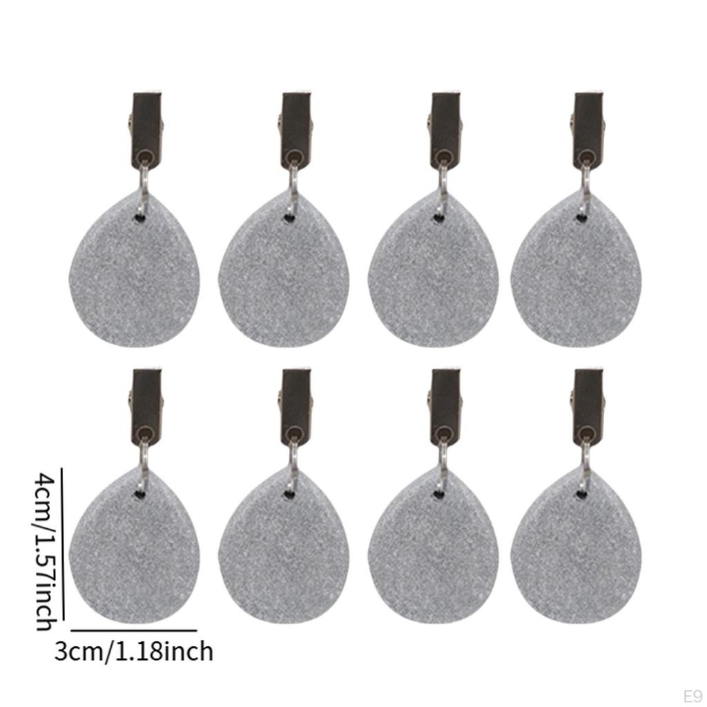 8 штук вешалок для скатертей для вечеринок и пикников из нержавеющей стали