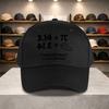 Pi Day Math Humor Baseball Cap Adjustable Polyester Sun Hat for Unisex Daily Wear