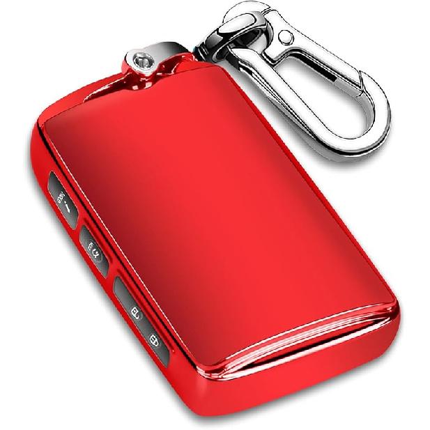 QBUC For Mazda Key Fob Cover,TPU Protector Key Holder With Keychain For - Mazda 3,For Mazda 3 Hatchback,For - Mazda CX-5,CX-30,CX-9,CX-12 3-4-Buttons