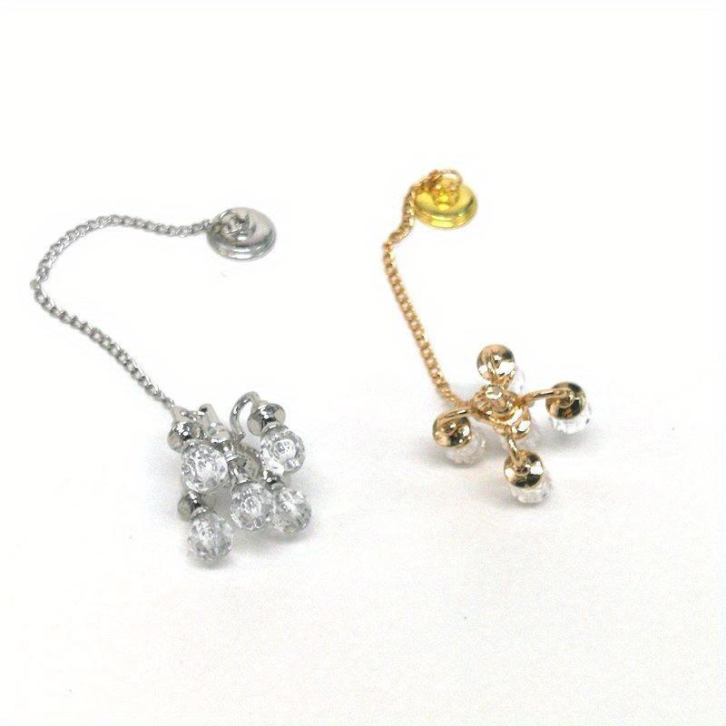 1:12 Gold/silver Five-head Chandelier Miniature Food Play Scene Crystal Light Model Doll House Accessories