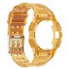 Clear Band + Case Transparent Silicone Strap for Samsung Galaxy Watch 4/5/6 40mm 44mm Watch4 Watch5