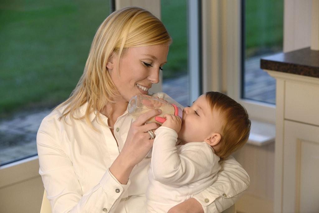 Kidsme PPSU Diamond Bottle 300ml with Handle Around 6 Months The First Baby Aquamarine (kidsme) ~ World's Diamond-shaped Bottle!