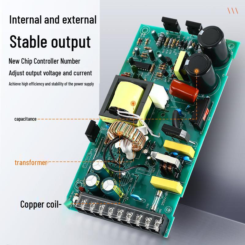S Switch 220V AC to 12V/24V DC Transformer for Industrial Lighting Monitors.