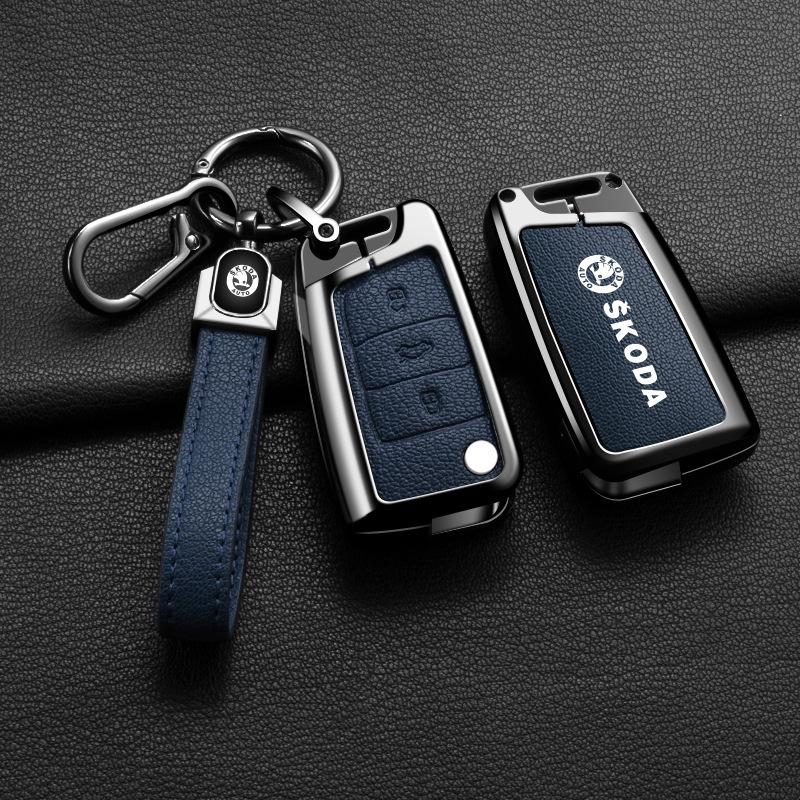 Чехол для ключей для SAIC Skoda: Отличный держатель для пульта дистанционного управления Octavia Kodiaq Kamiq