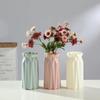 1 Pcs Originality Plastic Vase White Imitation Ceramic Flower Pot Flowering Basket Flowers Vases Decoration Home Decoration