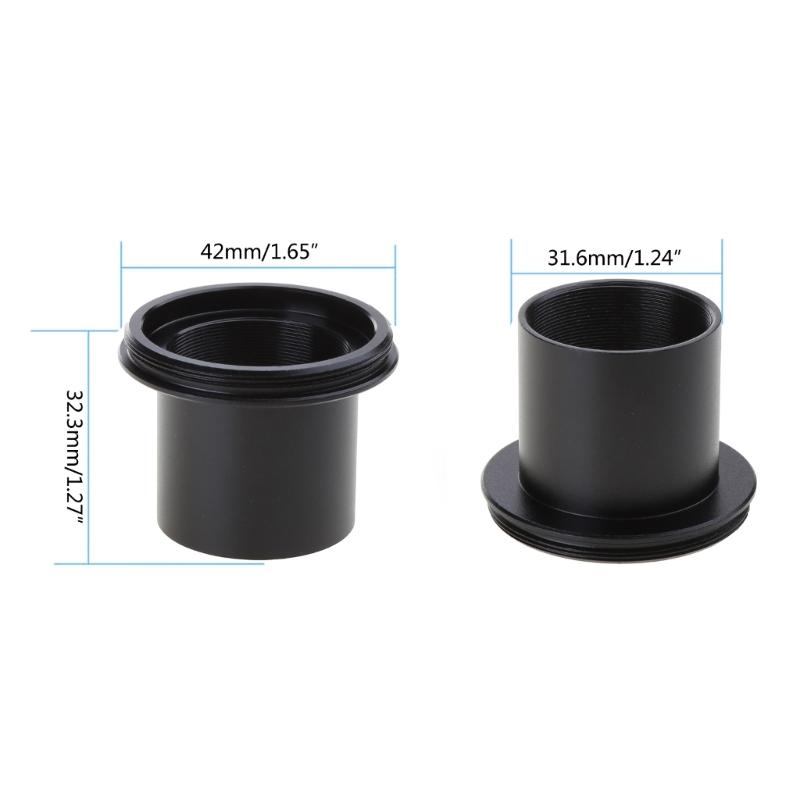 Удобное крепление Адаптер 1,25" на C-mount для телескопа Адаптеры для камеры Идеально подходит для фотографии Металлическая рама