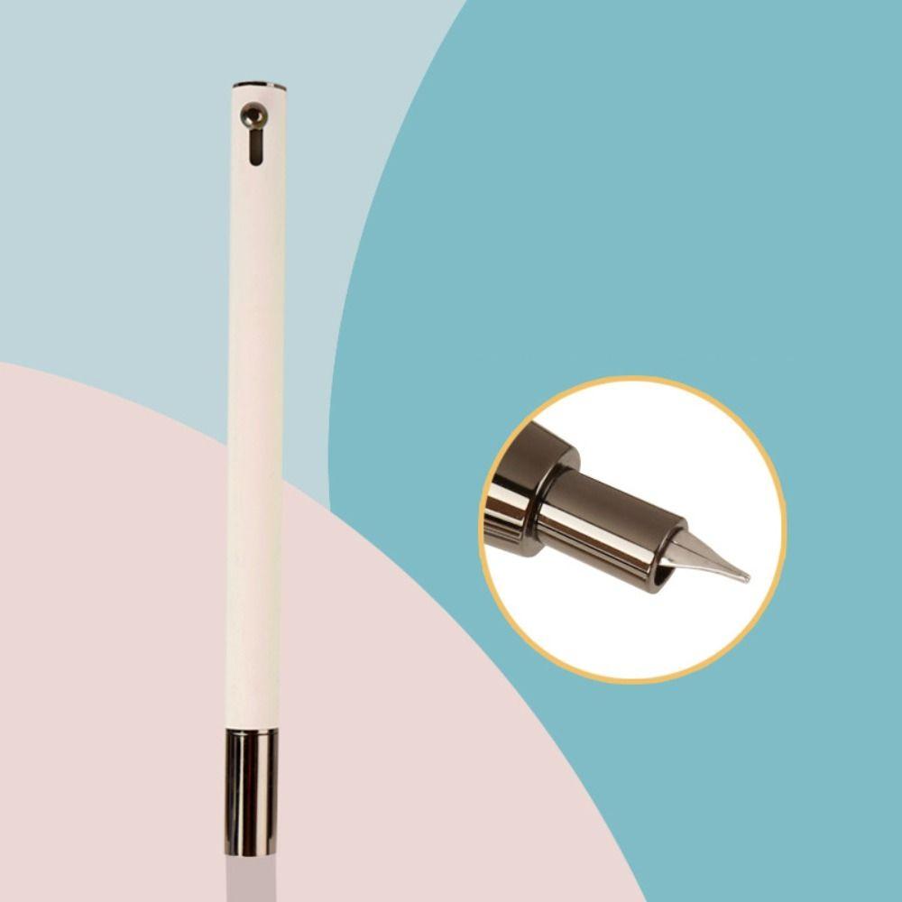 School Office Supplies Press Type Converter Filler Metal 0.38mm EF Nib Ink Pen Fountain Pen