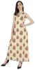 Printed Ankle Length Ethnic Dresses For Women  S Sleeveless Casual Dress Indo Western