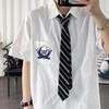 Women's Striped Tie Shirt Accessories Japanese Style College Style School Uniform Students
