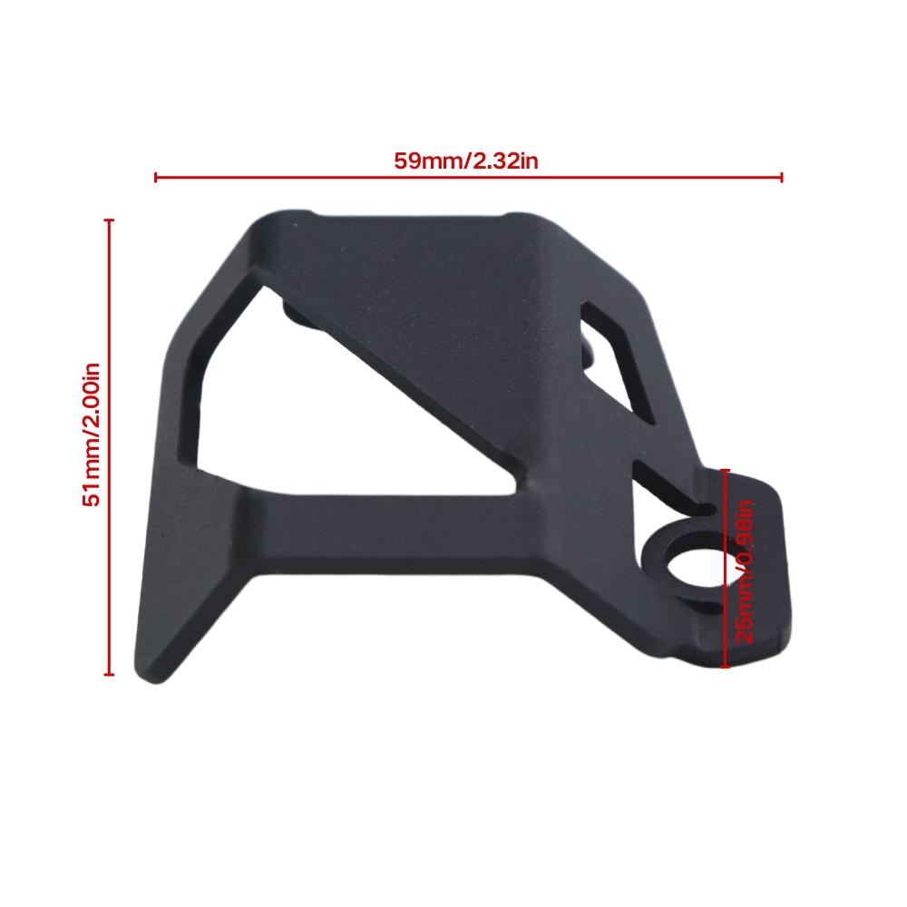 Rear Brake Oil Cup Protective Shield CNC Alloy Reservoir Guard Cover Mod Parts For Aprilia RS Kawasaki Z Ninja Yamaha MT Bikes