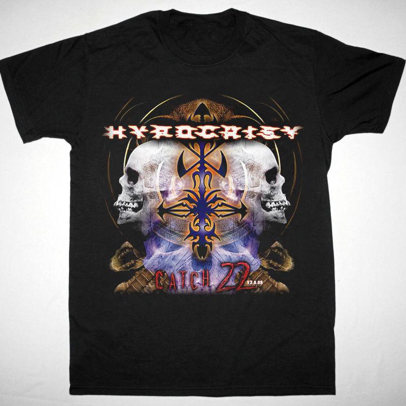 New Popular Hypocrisy Band Black T-Shirt Cotton Full Size