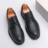 Men Shoes 2025 New Fashion Mature Man Oxford Leather Shoes Social Shoes Casual Business Pointed Toe Dress Driving Working Shoes
