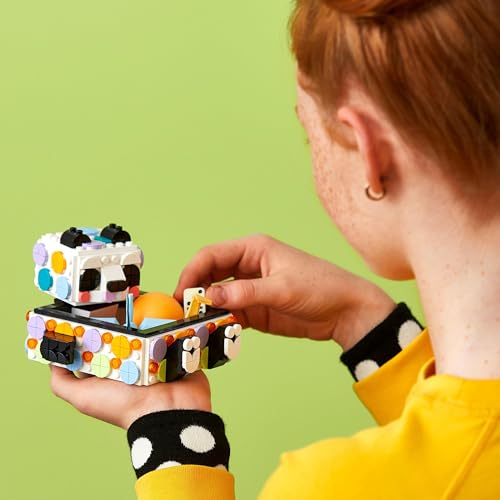 LEGO Dots Милый поднос-панда 41959, Конструктор, Подарок, Украшения, Поделки, Для мальчиков и девочек, От 6 лет