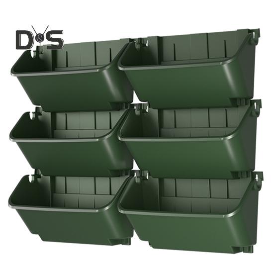 Vertical Garden Planter 350ml Self-Watering Flower Pot Hanging Wall-Mounted Stackable Flowerpot for Herbs Flowers Succulents