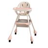 Baby High Chair Height Adjustable Multifunctional Removable Tray Folding Convertible Chair for