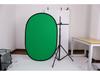 100x150см Сине-зеленый Хромакей Хлопковый Фотофон - Светоотражающий Фон для Съемки