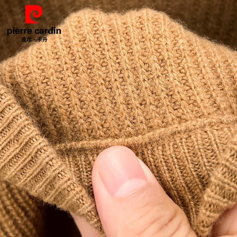 Мужской свитер Pierre Cardin из 100% шерсти, с круглым вырезом и крупной вязкой