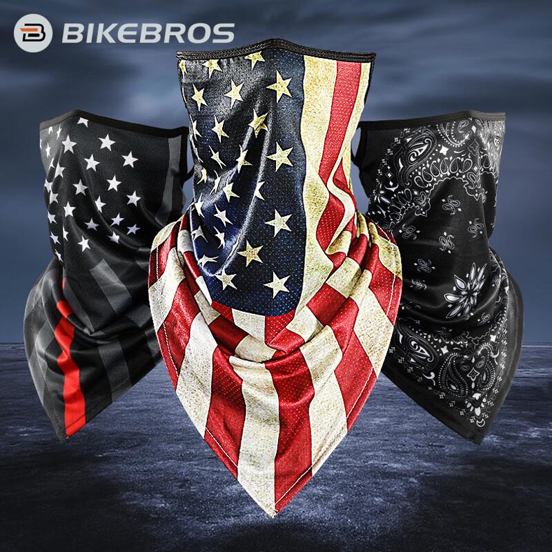 BIKEBROS Маска-бандана с ледяным шелком для защиты от солнца
