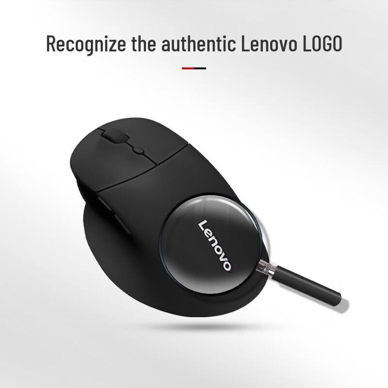Беспроводная Bluetooth-мышь Lenovo M27, эргономичная, бесшумная, для офиса