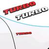 1 шт. TURBO 3D наклейки из алюминиевого сплава на автомобиль, кузов автомобиля, задняя дверь, значок, эмблема, декоративные наклейки, наклейка, внешние аксессуары для автомобиля