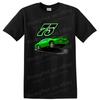75 Camaro Graphic Car T Shirt Cool Green Racing Tee for Car Enthusiasts