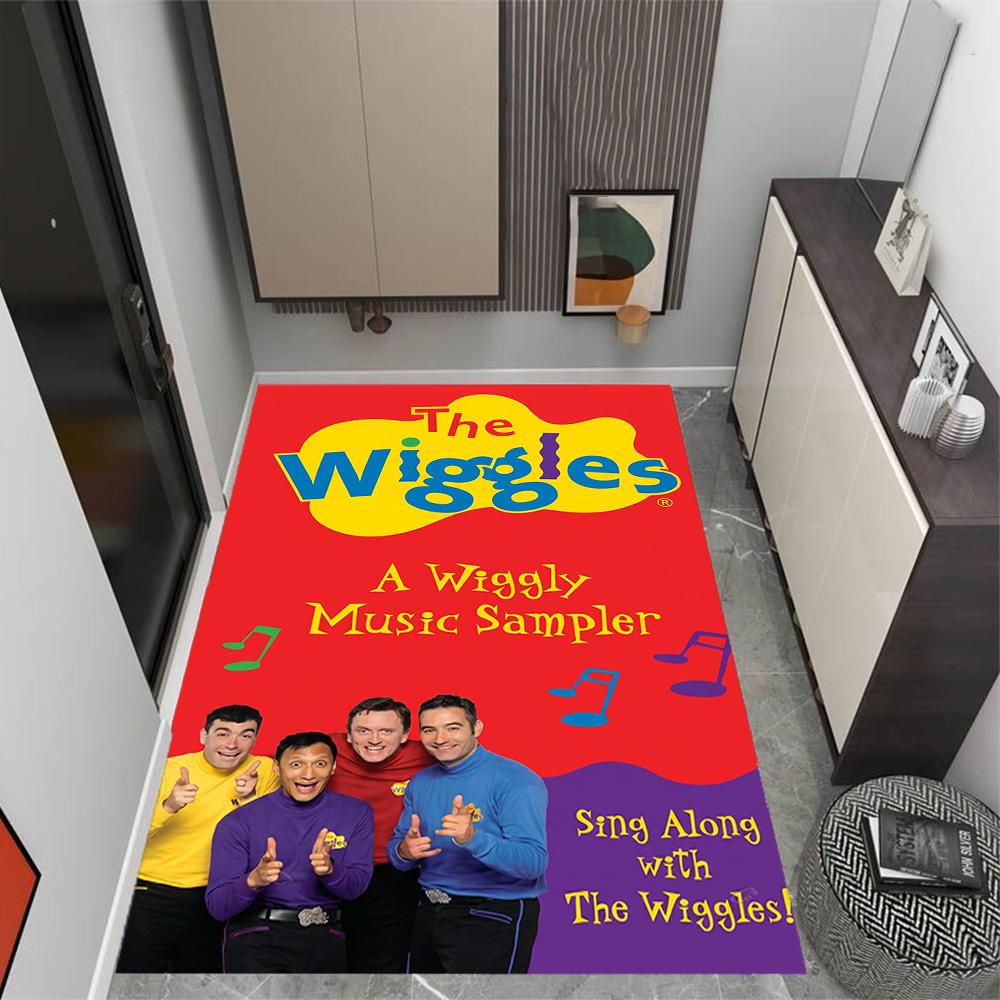 Wiggles Band Performance Area Rug Suitable for Outdoor Dining Room Decorate room Living Rooms Anti-slip Rug Anime Office Decor Spiritual Gift