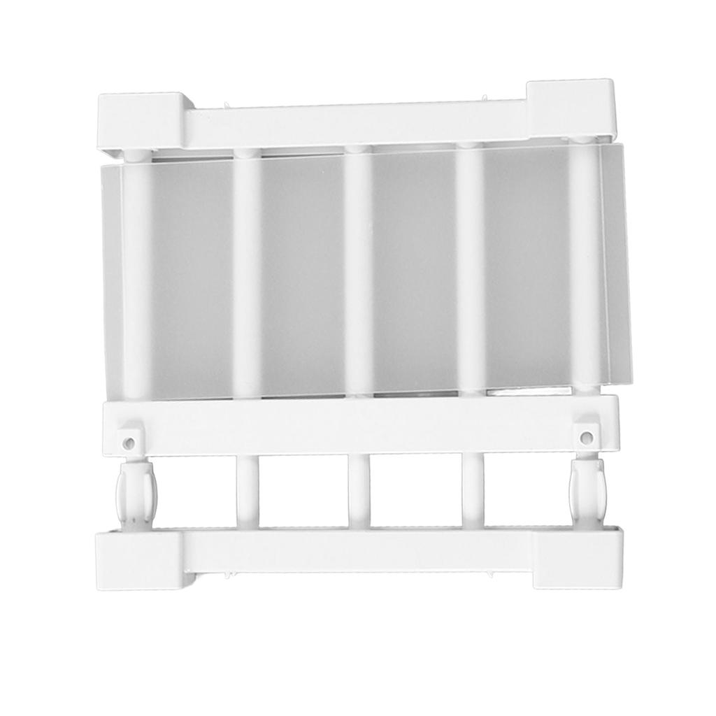 Closet Tension Shelf Expandable Nail Free Cabinet Divider Storage Rack for Wardrobe Cupboard