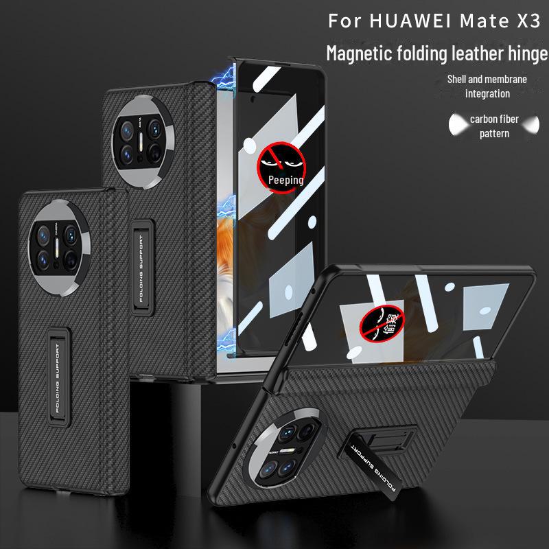 Чехол для Huawei Mate X3 Full-Cover Folding Screen из кожи для телефона — защита от писков и падений