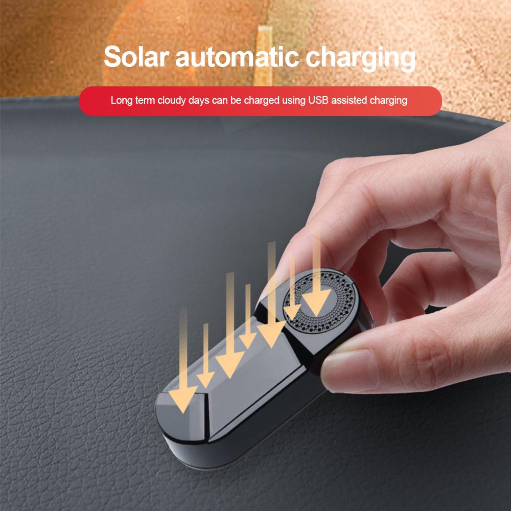 Автомобильная поддельная сигнализация с ароматерапией, работающая на солнечной энергии, имитация беспроводного предупреждающего противоугонного фонаря