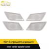 Compatible Speaker Cover Decoration for Teramont/Teramont X Interior Door Handle - Fits 21 Models