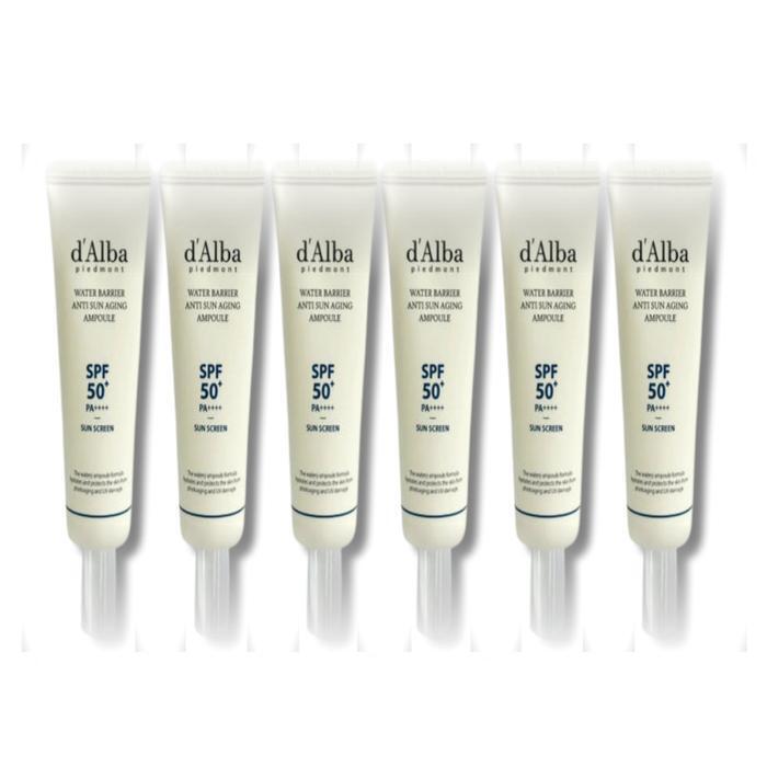 d'Alba Water Barrier Anti-Sun Aging Sun Ampoule 50ml x 6 (33378417)