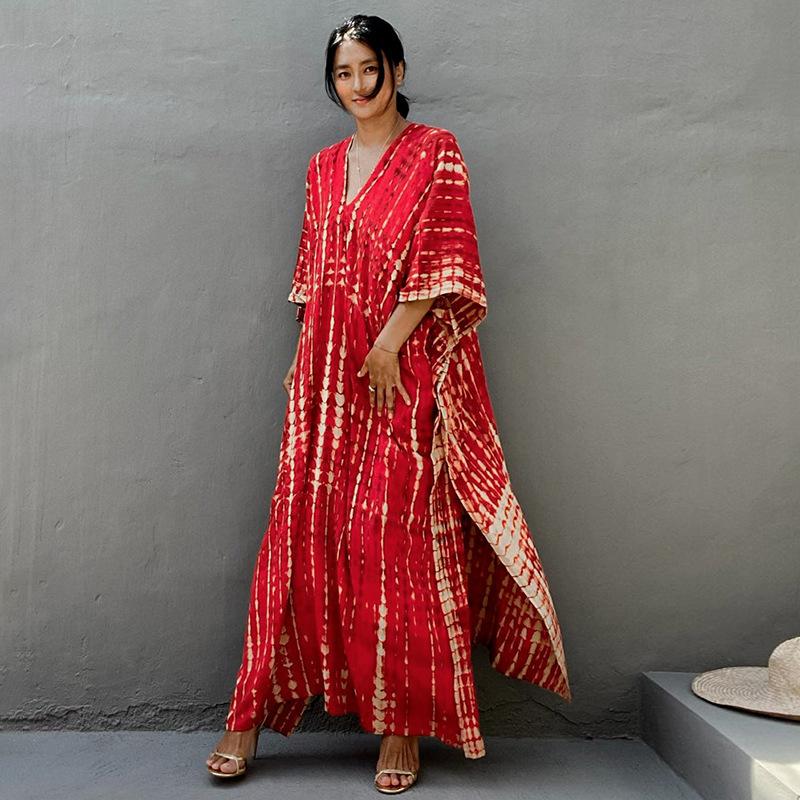 Женское бикини, купальный костюм, пляжная макси-юбка с запахом, саронг, кимоно, кафтан, платье