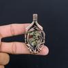 Dragon Blood Jasper 999 Copper Wire Wrapped Pendant, Handmade Gemstone Pendant Jewelry, Gifts For Wife Brand New Pendant