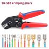Crimping Pliers Ratcheting Crimping Tool Set For Open Barrel Dupont Molex Jst Te Terminals & Epc Pcie Sata Pins Sn-58B