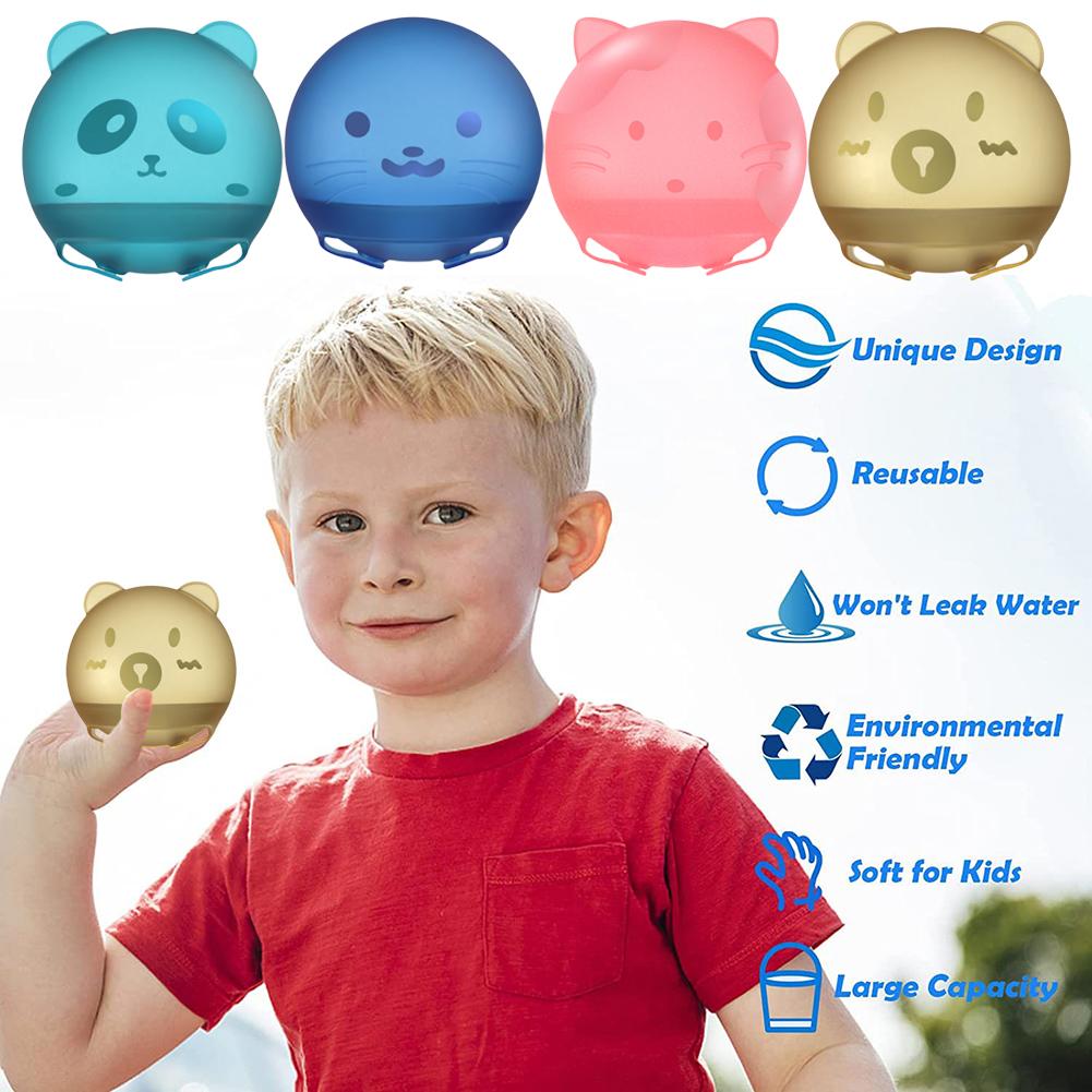 Silicone Water Bombs Refillable Reusable Water Balls Water Balls Toys for Kids Adults Summer Outdoor Activities