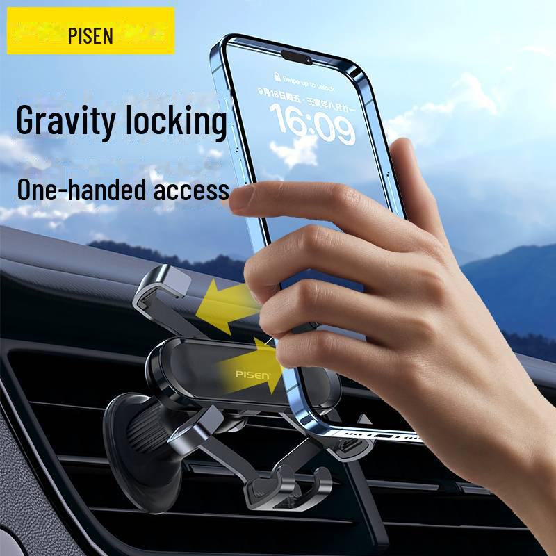 PISEN Мини Автомобильный Держатель для Телефона - Крепление на Воздуховод, Конструкция с Одинарным Крючком