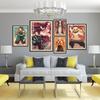 Anime Demon Slayer Canvas Poster Tanjiro Nedouzi Home Wall Art Painting Prints Children's Bedroom Living Room Decor Murals Gift