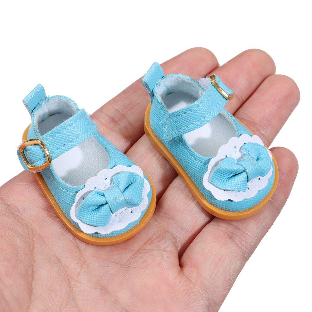 Gifts Doll Accessories Toys Mini Clothes Casual Shoes 14 Inches Doll Doll Shoes Bow Leather