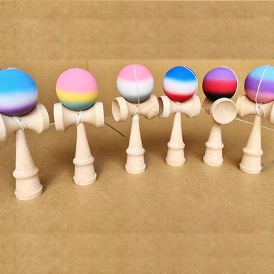 Деревянная Кендама Игрушка для Развития Координации Рук и Глаз