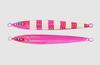 Jackall Metal Jig Anchovy Type 0 Flush Fall 200g Pink Glow Stripe (8489)