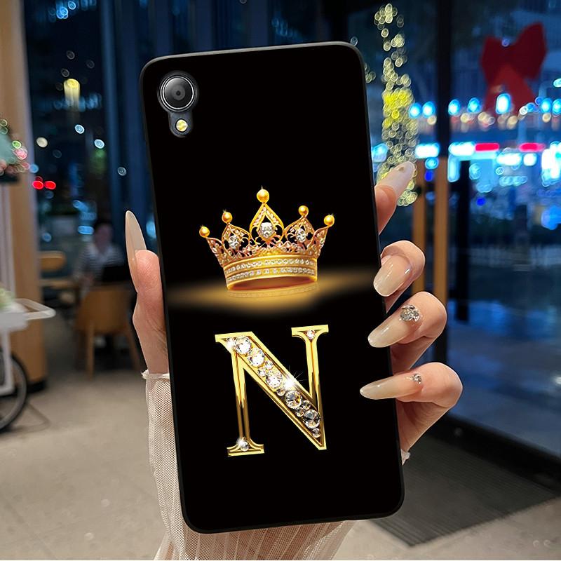 Cute New Design Crown Letter Shockproof Soft Phone Case For Asus ZenFone Live (L1) ZA550KL Bumper Silicone Black Case Cover