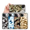 Камуфляжный камуфляжный армейский узор, чехол для телефона из закаленного стекла для iPhone Samsung Galaxy Infinix, ТПУ, мягкий противоударный чехол для смартфона