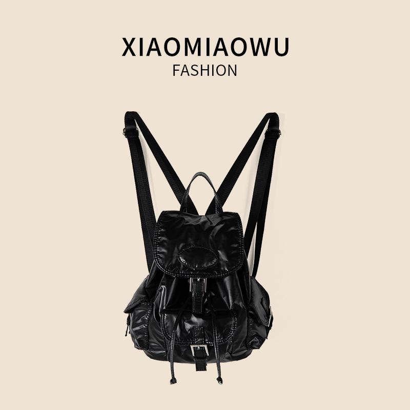 Backpack Light Drawstring Large Capacity Schoolbag Fashion Casual Backpack Ladies Senior Sense