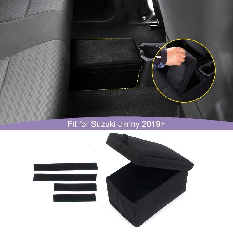 Car Rear Seat Storage Bag Organizer Fit For Suzuki Jimny 2019 Up 4-Door Version Stowing Tidying